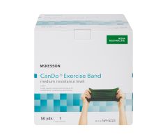 Exercise Resistance Band  CanDo Green 5 Inch X 50 Yard Medium Resistance
