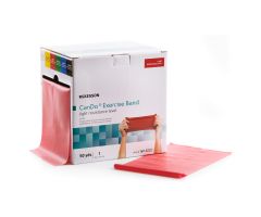 Exercise Resistance Band  CanDo Red 5 Inch X 50 Yard Light Resistance