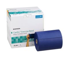 Exercise Resistance Band  CanDo Blue 5 Inch X 25 Yard Heavy Resistance