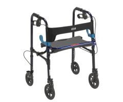 Clever Lite Folding Walker w/Seat and Brakes