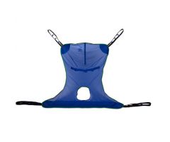 Full Body Sling w/ Commode Opening - Mesh, X-Large, Blue