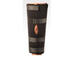 Knee Immobilizer Deluxe Tri-Panel Standard Hook and Loop Strap Closure Up to 25 Inch Thigh Circumference 22 Inch Length Left or Right Knee