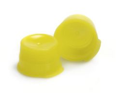 McKesson Tube Closure Polyethylene Snap Cap Yellow 13 mm For Use with 13 mm Blood Drawing Tubes, Glass Test Tubes, Plastic Culture Tubes NonSterile
