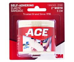 Elastic Bandage Three M ACE Width Standard Compression Self adherent Closure Tan NonSterile
