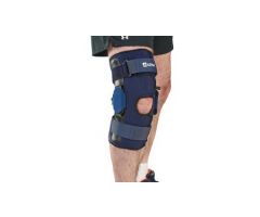 Knee Brace AliMed Knee Brace Large Wraparound / Hook and Loop Strap Closure 15 to 16-1/2 Inch Knee Circumference Left or Right Knee