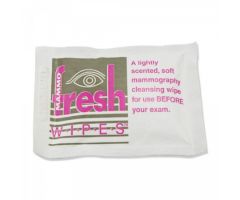 Mammography Wipe Freshwipes  Individual Packet Water / Alcohol / Potassium Sorbate Scented 50 Count