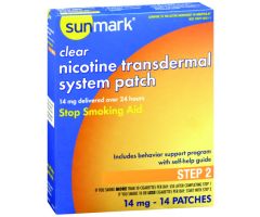 Stop Smoking Aid sunmark14 mg Strength Transdermal Patch

