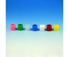 Globe Scientific Tube Closure Polypropylene Screw Cap