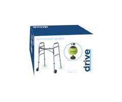 Tennis Ball Glides (2) Deluxe w/ 2 Replacement Glide Pads