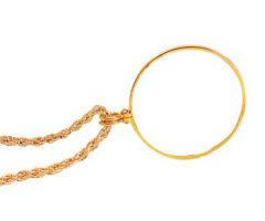 Walters 3X Pendant,Gold Color 42mm
