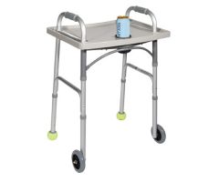 Universal Walker Tray with Cup Holder, Grey Drive