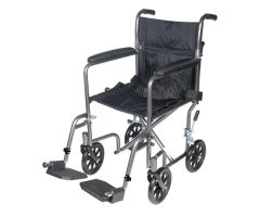 Wheelchair Transport 17" Silver Vein Finish