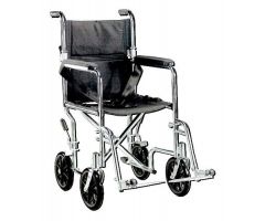 Wheelchair Transport / Companion 19" Wide Chrome