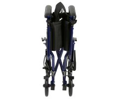 Wheelchair Transport Lightweight Blue 17"