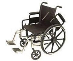 Wheelchair Light-Wt. 20" Dual Axle-Hemi-w/SDF
