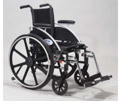 Wheelchair Ltwt Dlx18" w/SF w/Flip-Back Rem Adj Desk Arms
