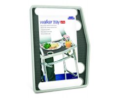 Walker Tray w/ Grip Mat Gray