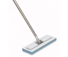 Cleanroom Wet Mop Pad Contec Klean Max Sealed Edge Medium White Microfiber / Polyester Disposable