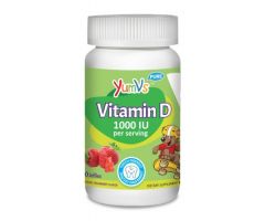 Vitamin Supplement YumVs 60 per Bottle Rasberry Flavor 1103319BT