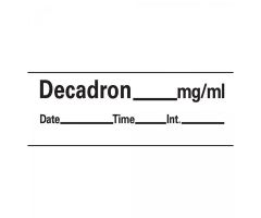 Decadron Tape White 1.5"x1/2" 333/Rl