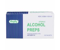 Alcohol Prep Pad Rugby Isopropyl Alcohol Individual Packets Sterile