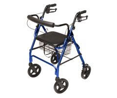 Rollator, Walkabout ConTour Deluxe, 4 Wheel, Royal Blue