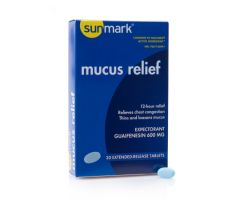 Cold and Cough Relief sunmarkmucus E.R.600 mg
