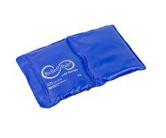 Relief Pak blue-vinyl reusable cold pack, halfsize (7 x 11")