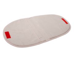 Relief Pak moist heat pack cover, velour with foam, circular