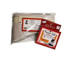 Relief Pak moist heat set, velour foam with pocket, neck