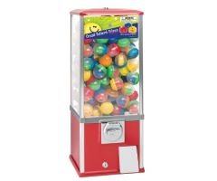 Toy Vending Machine SmileMakers Red / Orange Metal Manual 180 Toy Capsules Countertop