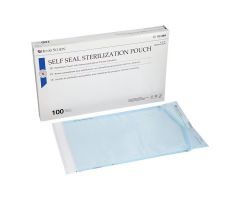 Sterilization Pouch Self Seal 8 in x 13 in 100/Bx