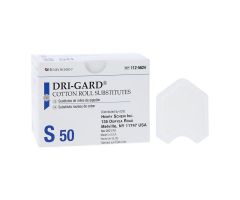 Dri-Gard Cotton Roll Substitute White Small 30 BX/CA