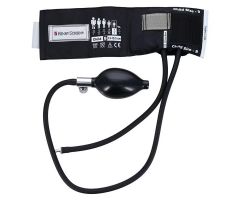 Henry Schein Adcuff Blood Pressure Inflation System Size 9 Blk LF For Mrcrl Ea, 15 EA/CA