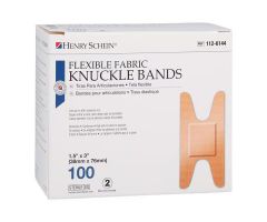 Henry Schein Adhesive Bandage Fabric 1.5x3" Flesh Sterile 36 BX/CA
