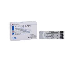 Stainless Steel Sterile Surgical Blade #22 100/Bx