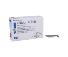 Stainless Steel Sterile Surgical Blade #10 100/Bx