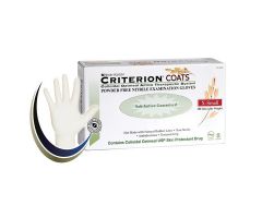 Criterion Colloidal Oatmeal Nitrile Exam Gloves X-Small White Non-Sterile 200/Bx
