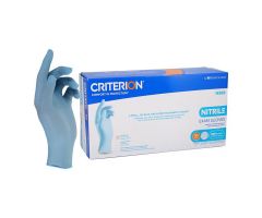 Criterion N300 Nitrile Exam Gloves X-Small Ice Blue Non-Sterile 10 BX/CA
