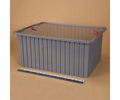 Divider Box with Security Seal Holes 1129 - Gray