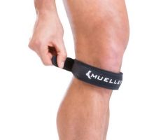 Knee Strap Mueller Jumper's Knee Strap One Size Fits Most Hook and Loop Closure 12 to 20 Inch Length Left or Right Knee
