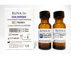 Drugs of Abuse Control Set Detectabuse DOA-Skreen 17-Drug Panel Positive Level / Negative Level 2 X 10 mL