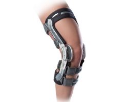 ACL Knee Brace A22 Custom Brace Small D-Ring / Hook and Loop Strap Closure 15-1/2 to 18-1/2 Inch Thigh Circumference / 12 Inch Calf Circumference Left Knee
