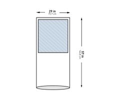Mayo Stand Cover  29.5 X 57 Inch For Mayo Stand
