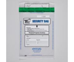 Alert Personal Property Bags, Clear, 9x12