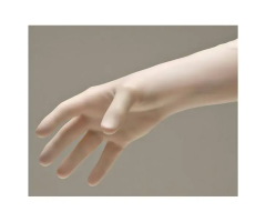DermAssist Vinyl Exam Gloves Medium Tan Non-Sterile 1000/Case