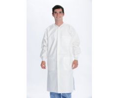 Lab Coat ValuMax Extra-Safe White Medium Knee Length Limited Reuse