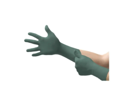MICROFLEX Dura Flock Nitrile Exam Gloves Large Green 500/Ca