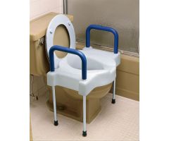 Tall-Ette Elevated Toilet w/Legs X-Wide 300 lb. Alum