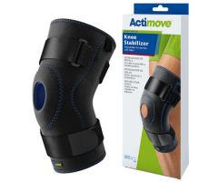 Knee Stabilizer Actimove Sports Edition Medium Pull-On / D-Ring / Hook and Loop Strap Closure 16 to 18 Inch Thigh Circumference Left or Right Knee